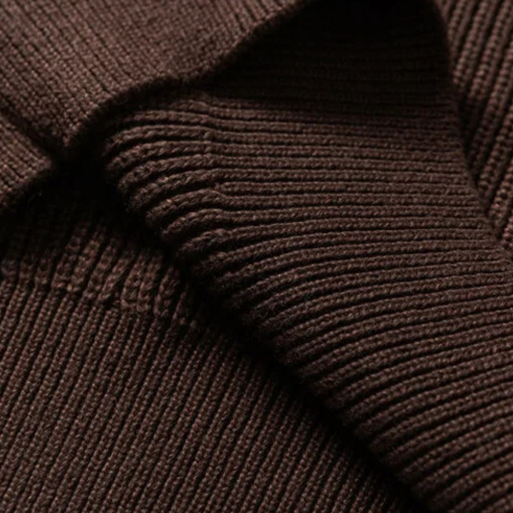 Loose Fit Polo Knit Pullover