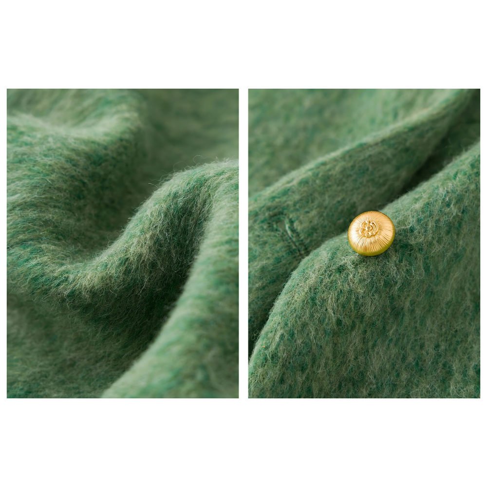 Sheep Wool Brend No-Collar Jacket