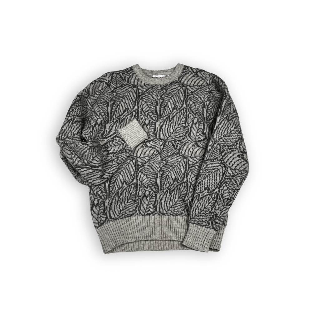 90s Yves San Lauren Mens geometric sweater