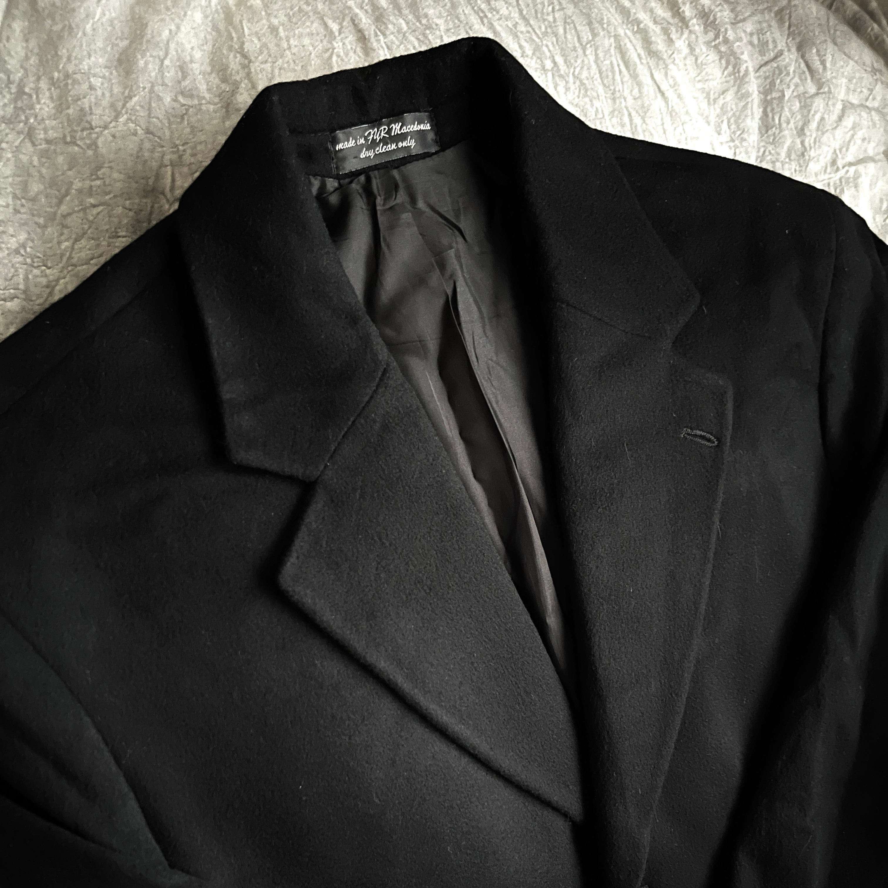 2000s CHERESKIN Wool Cashmere Chester Coat made in Itary – CALCÈL