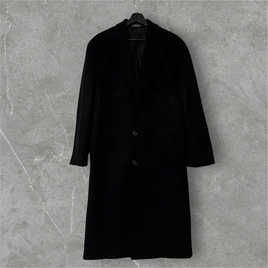 2000s CHERESKIN Wool Cashmere Chester Coat made in Itary