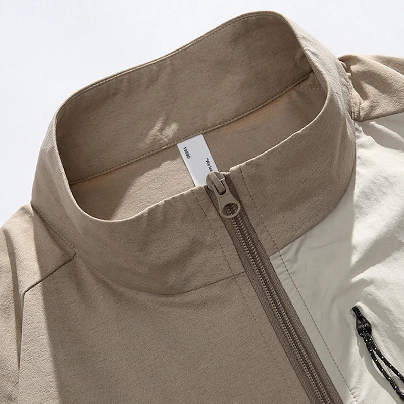 Long Sleeve Zipper Sports T-shirt