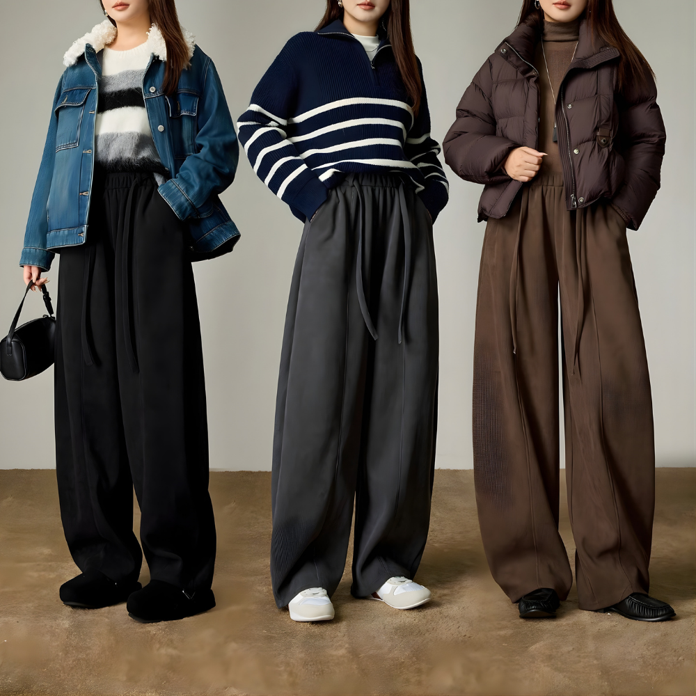 Corduroy Banana Curve Pants