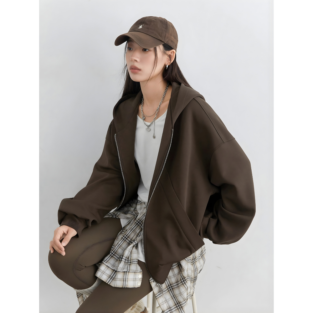 Oversized Full Zip Foodie