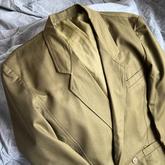 90s "Tifosi" french double breasted tailored jacket
