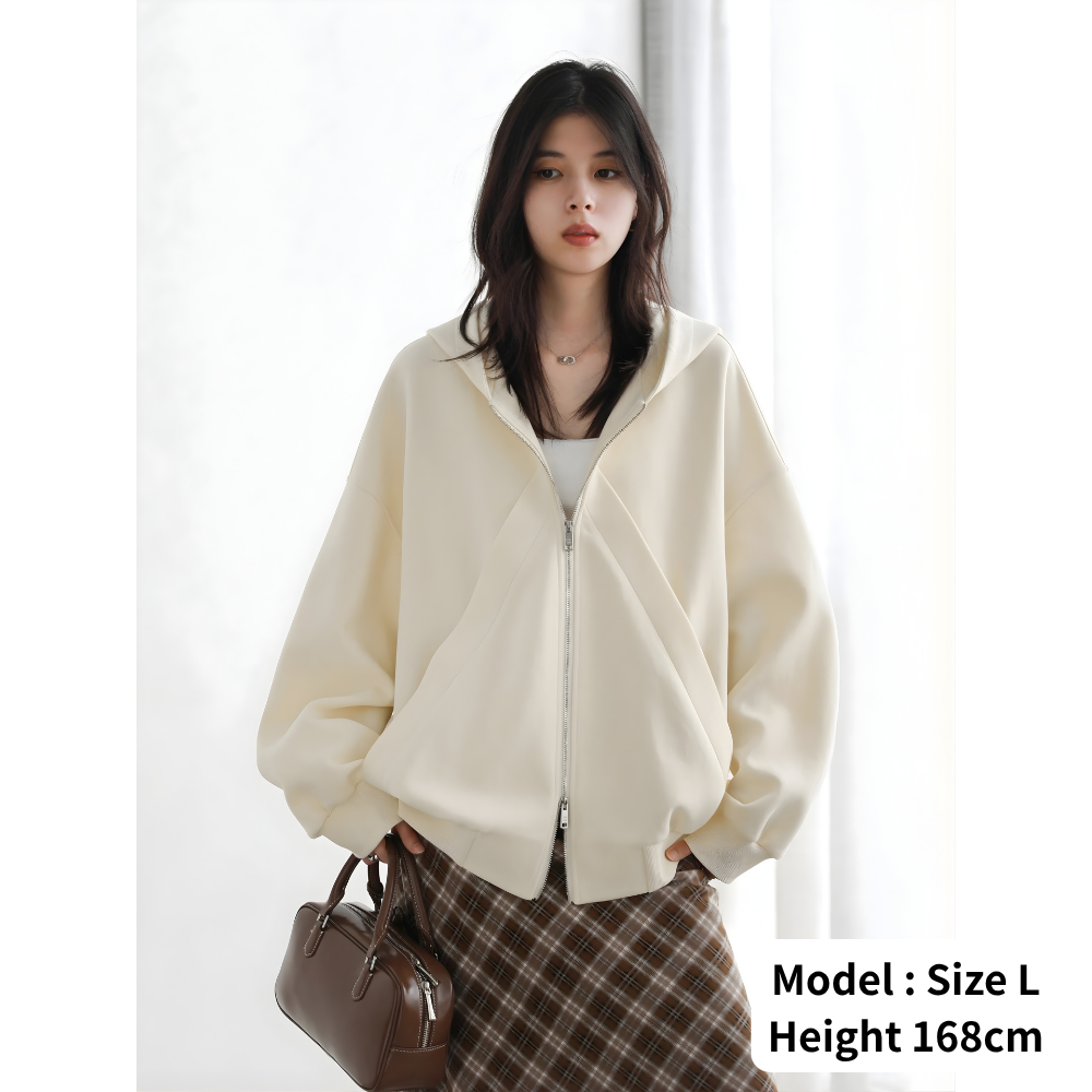 Oversized Full Zip Foodie