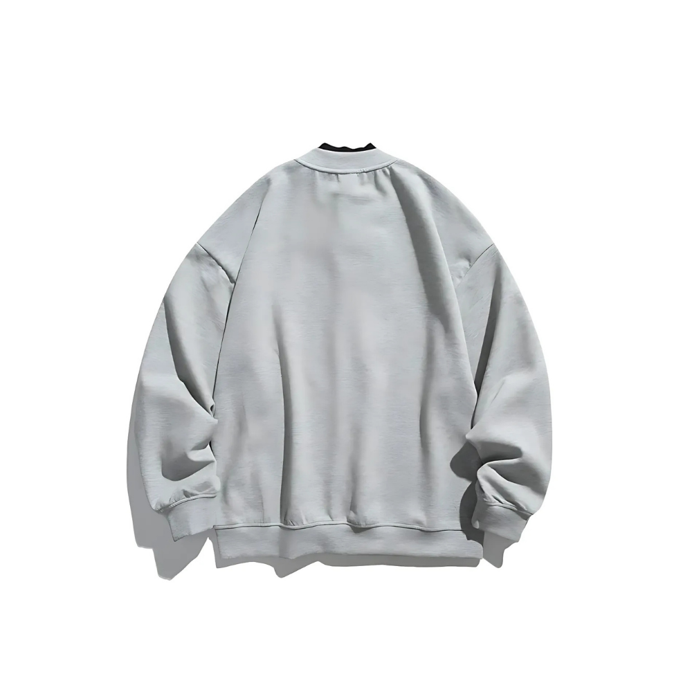 Stand Collar College like Cardigan