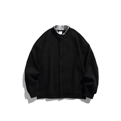 Stand Collar College like Cardigan