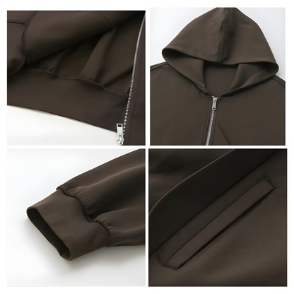 Oversized Full Zip Foodie