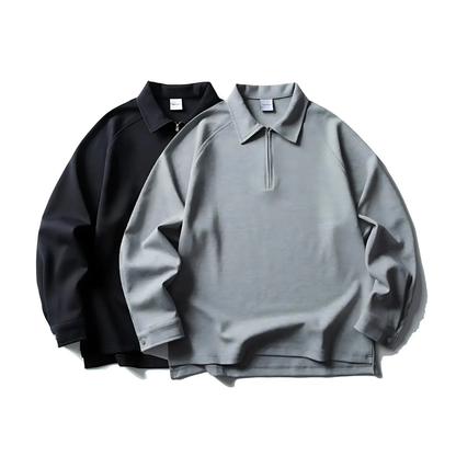 Half Zip Pullover Sweat Shirts