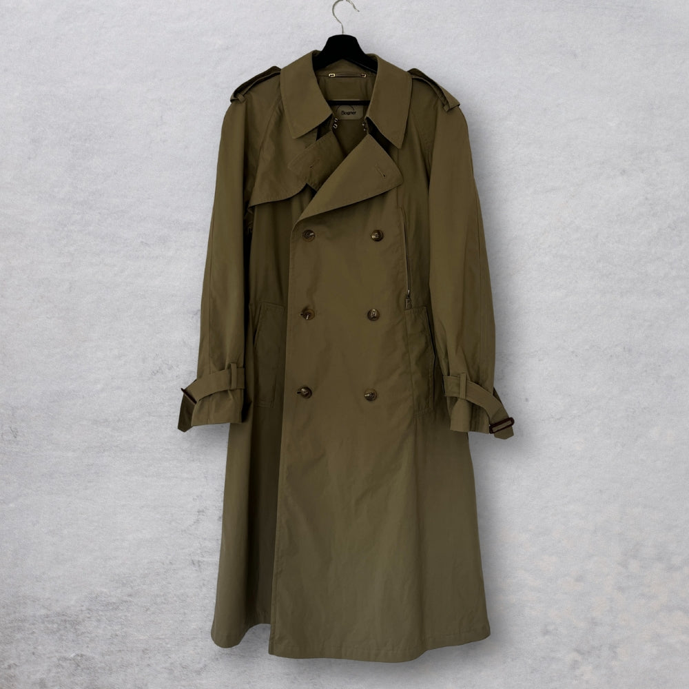 90s "Bogner" Double breasted classical trench coat