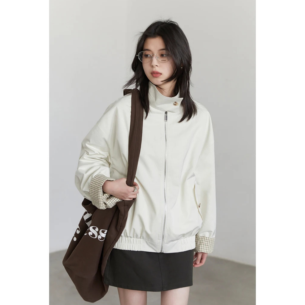 Reversible Stand Collar Jacket