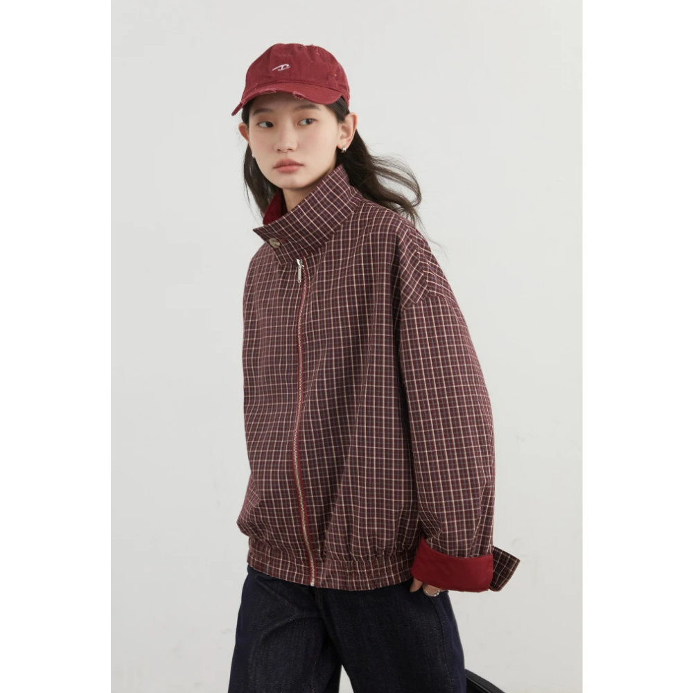 Reversible Stand Collar Jacket