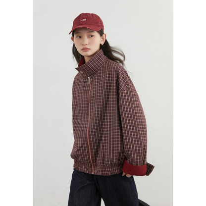 Reversible Stand Collar Jacket