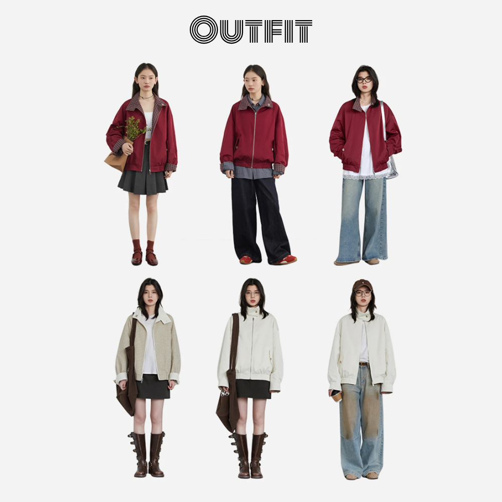 Reversible Stand Collar Jacket