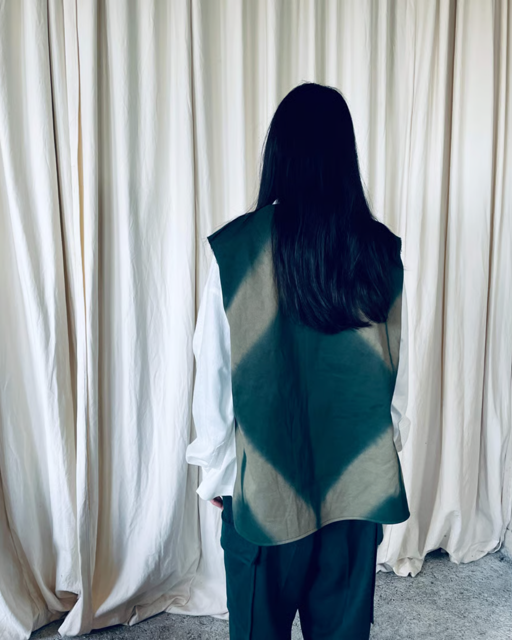 green vest