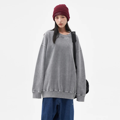 Oversized Long Sleeve Pullover Sweat