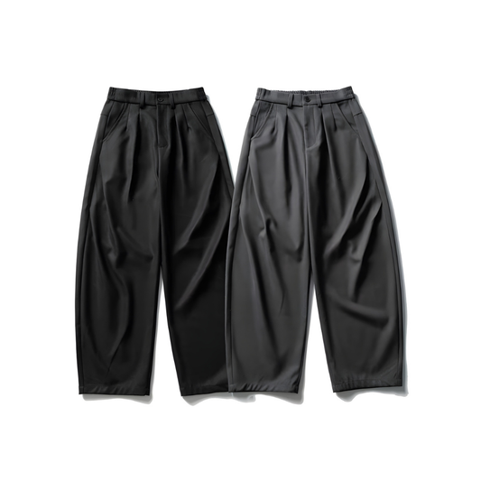 Wide Straight Broad Suit Pants