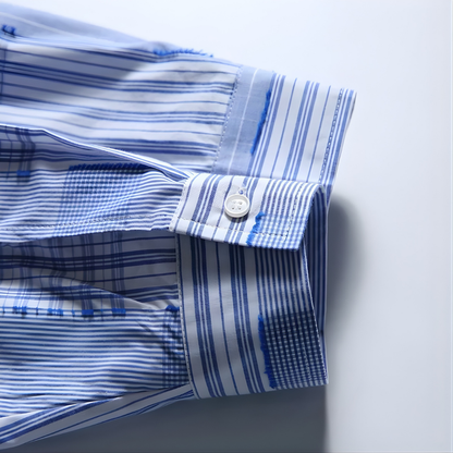 Oversized Patched Work Shirts