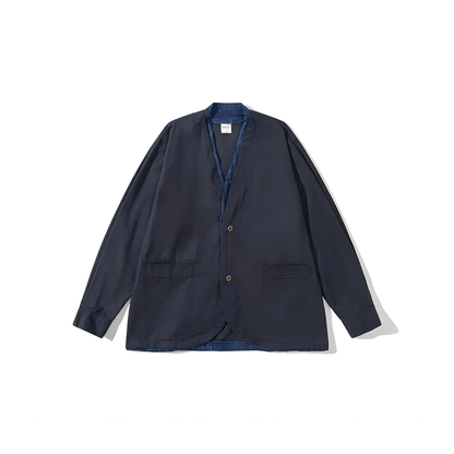 Check Switching Cotton Jacket