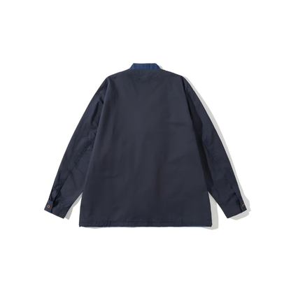 Check Switching Cotton Jacket