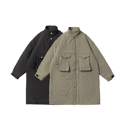 Oversized Cotton Padded Long Coat