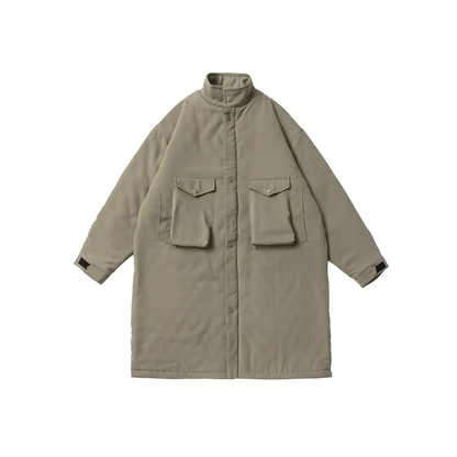 Oversized Cotton Padded Long Coat
