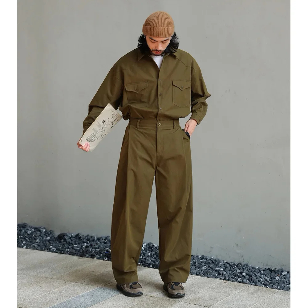 Flap Double Pockets Military Suits