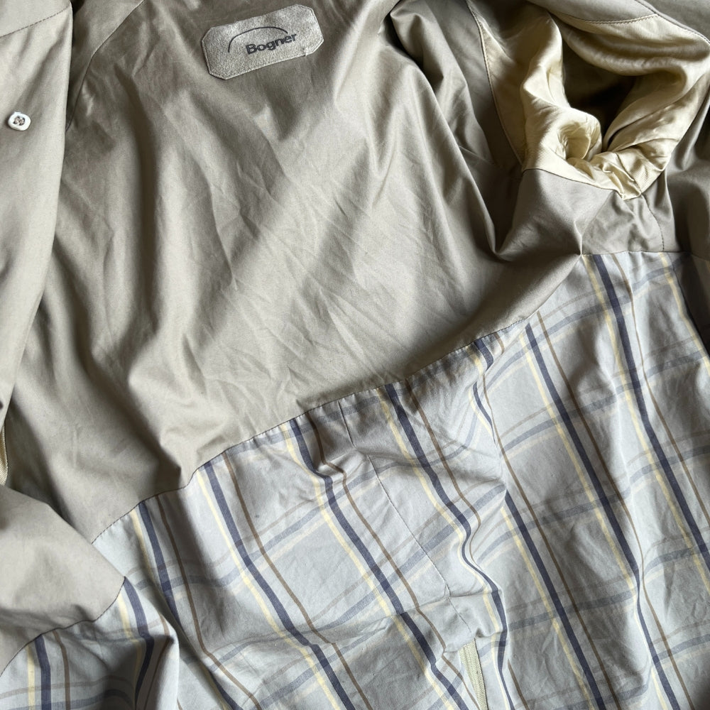 90s "Bogner" Double breasted classical trench coat