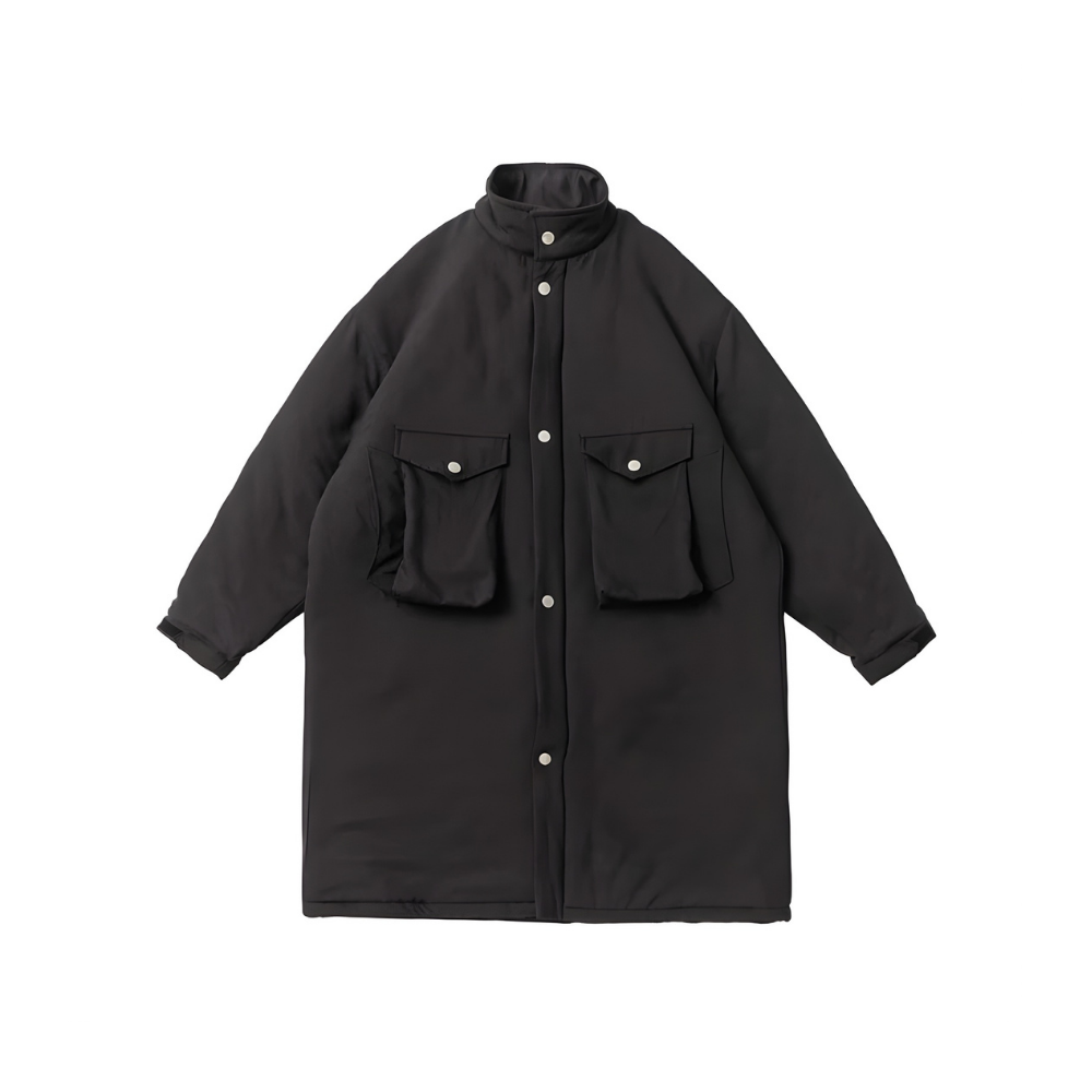 Oversized Cotton Padded Long Coat