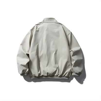 Stand Collar Snapped Blouson