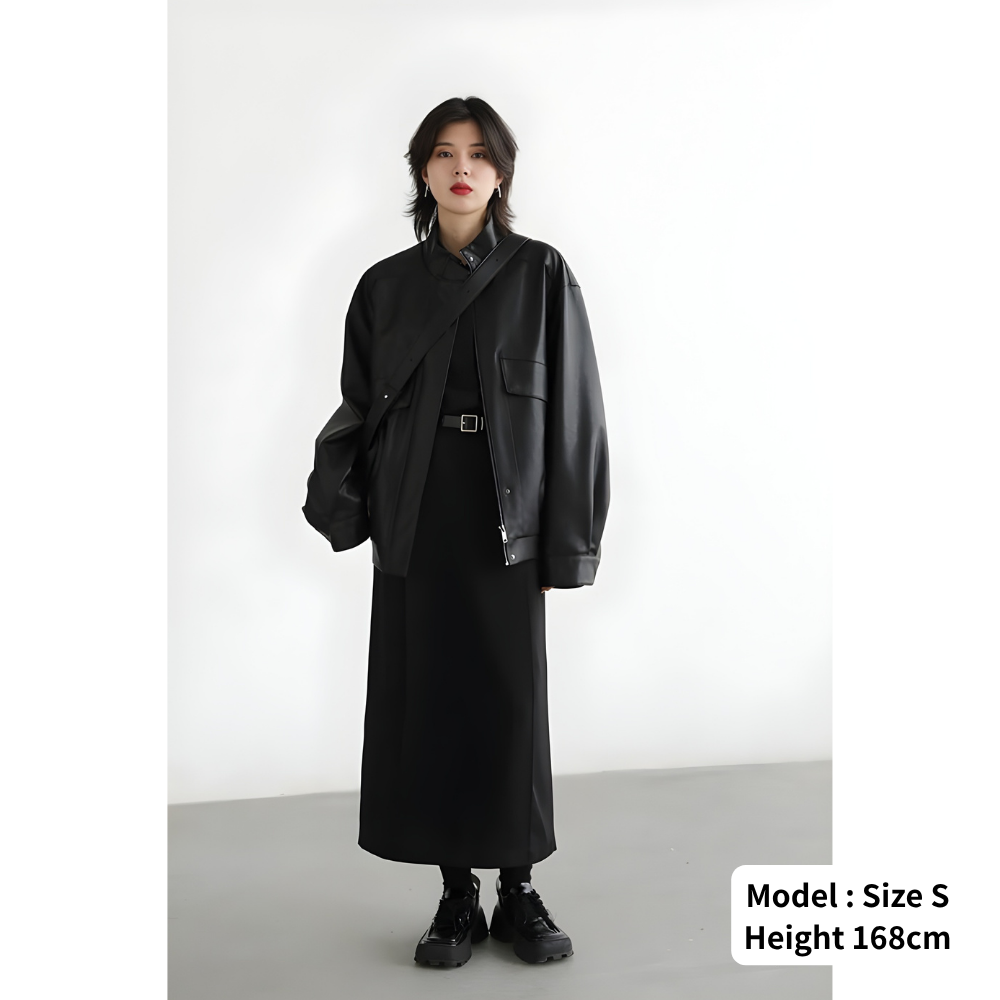 High Waist Pleated Skirt