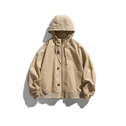 Varsity Designed Hooded Jacket