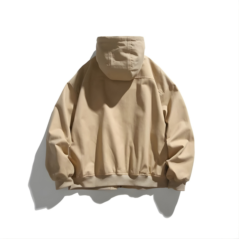 Varsity Designed Hooded Jacket