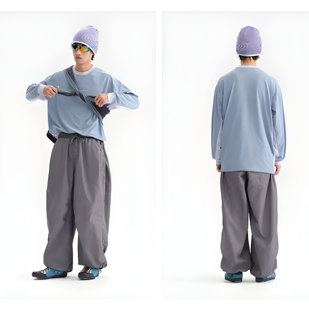 Dry Long Sleeve Linger Neck Sport T-shirt