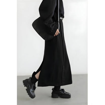 High Waist Pleated Skirt