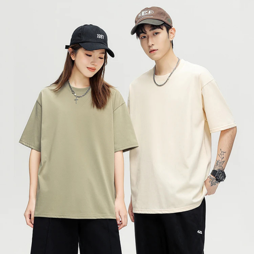 Short Sleeve Loose Basic T-shirts