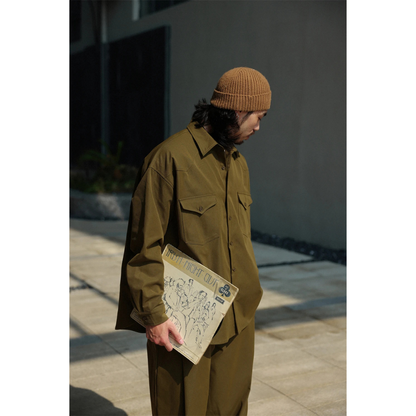 Flap Double Pockets Military Suits