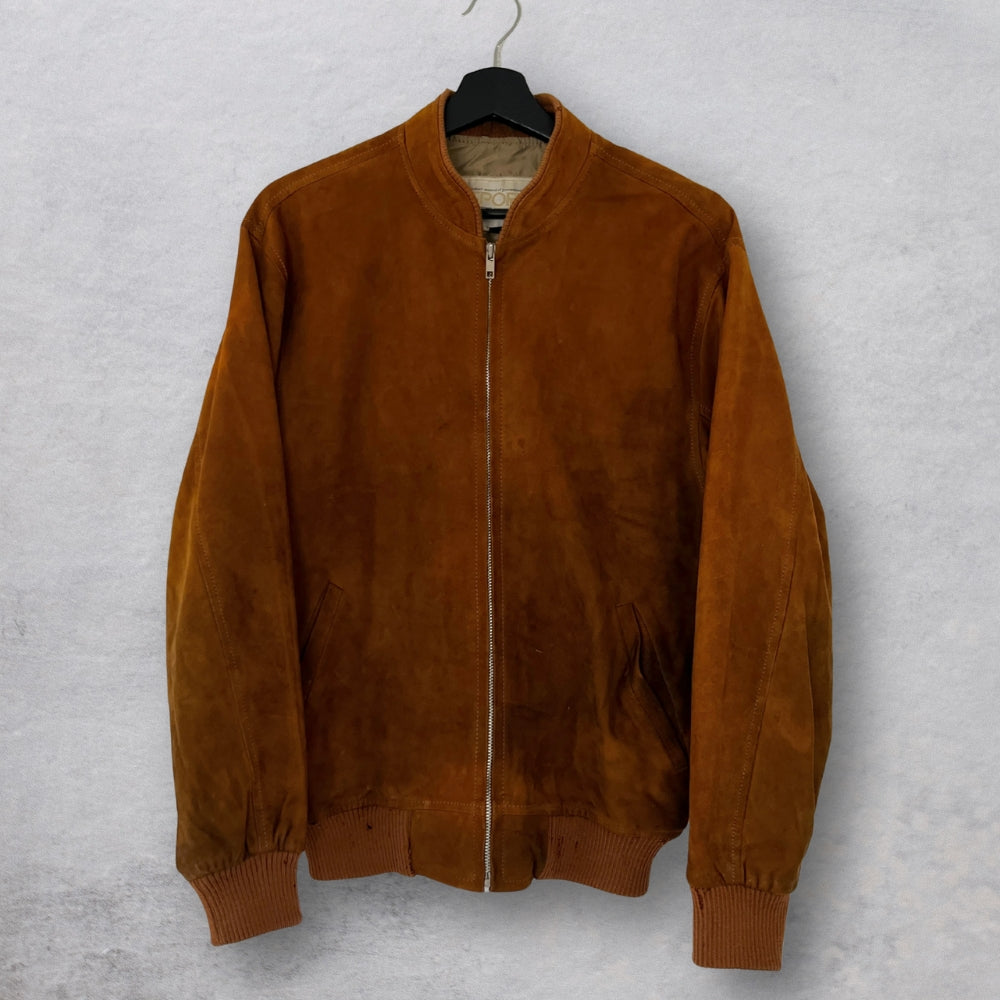 70s "MIZUNO SPORT" vintage swede blouson