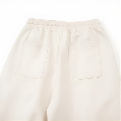 3D Cutting Curve Wide Pants