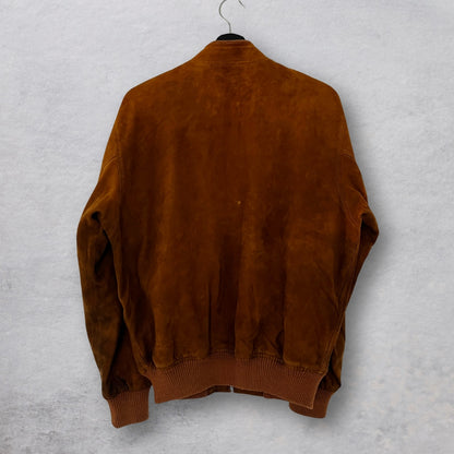 70s "MIZUNO SPORT" vintage swede blouson