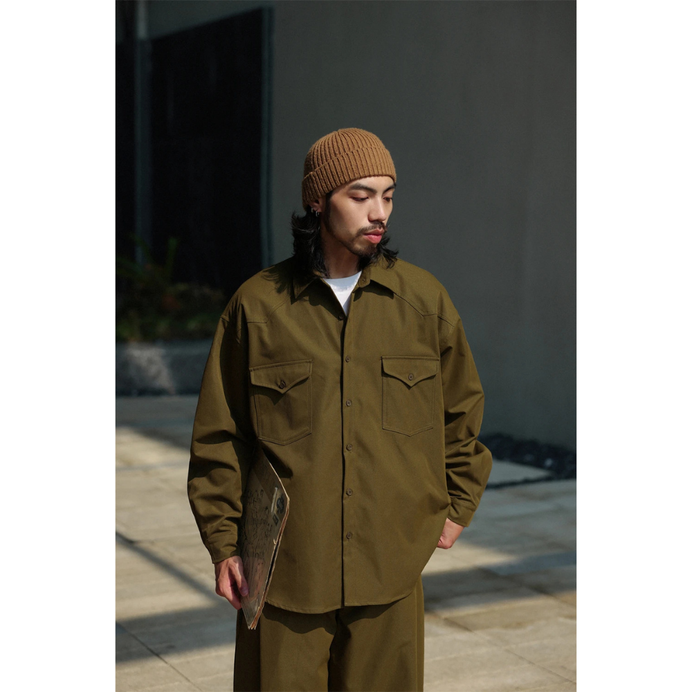 Flap Double Pockets Military Suits