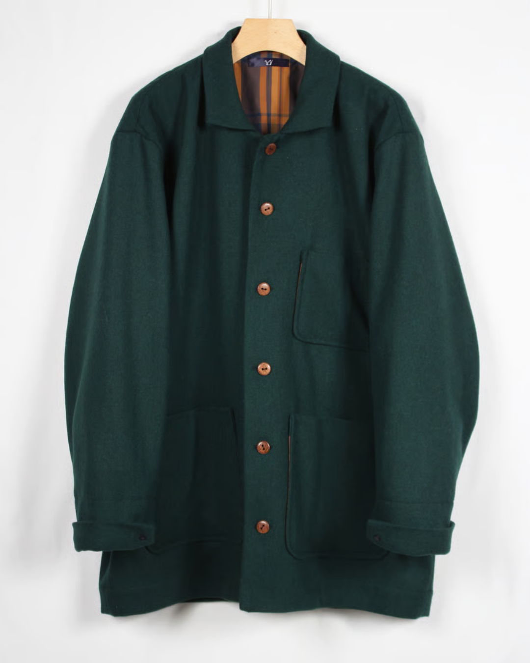 green jacket