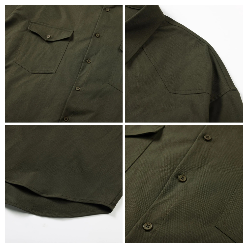 Flap Double Pockets Military Suits