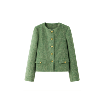 Sheep Wool Brend No-Collar Jacket