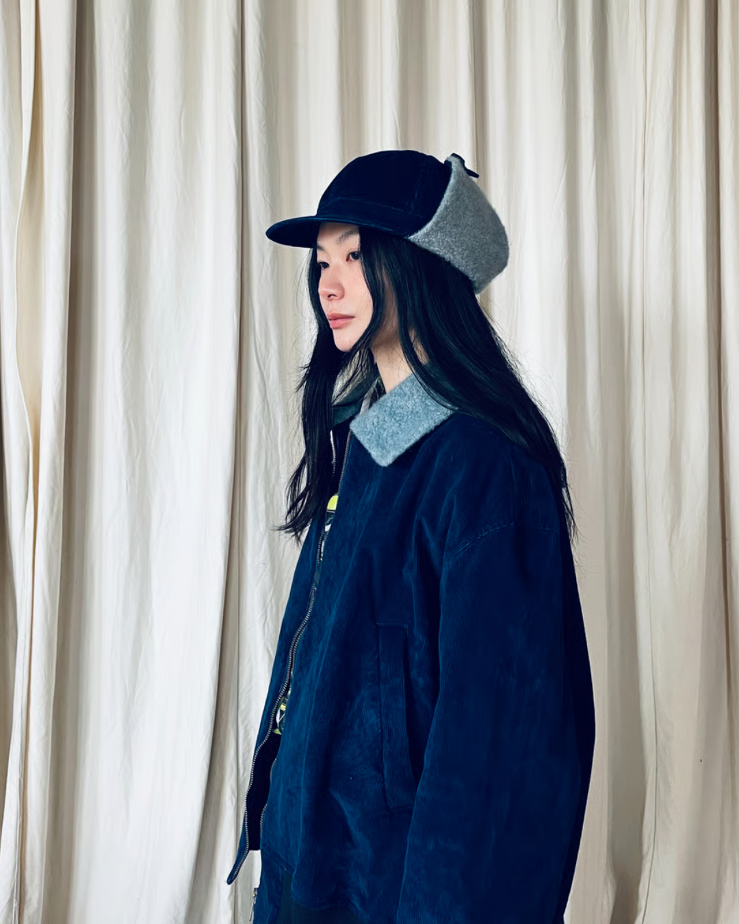 indigo jacket
