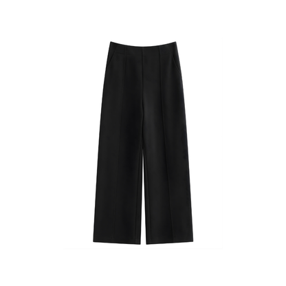 High Waisted Acetate Wool Pants