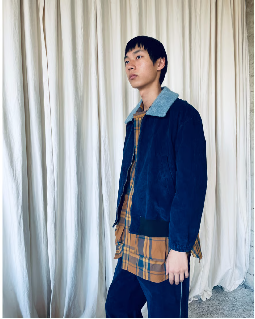 indigo jacket
