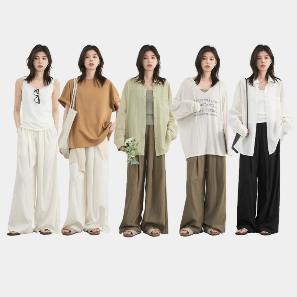 High Waisted Long Trouser