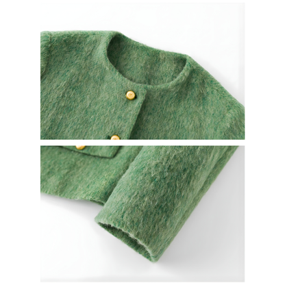 Sheep Wool Brend No-Collar Jacket